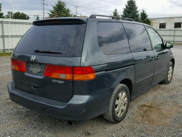 2HKRL180X3H503342 - 2003 HONDA ODYSSEY EX GRAY photo 4