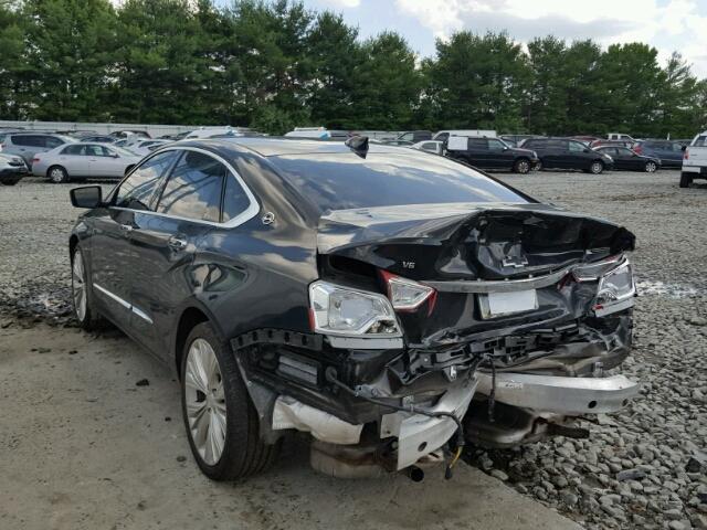 2G1145S37H9144717 - 2017 CHEVROLET IMPALA PRE შავი ფოტო 3