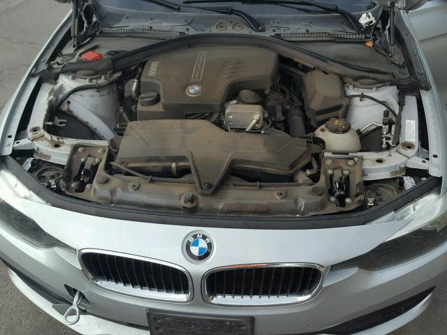 WBA8A3C59GK551855 - 2016 BMW 320 XI SILVER photo 7