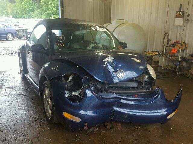 3VWCK21Y53M309582 - 2003 VOLKSWAGEN NEW BEETLE 蓝色 照片 1