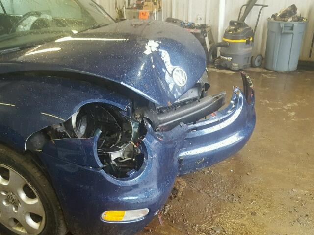 3VWCK21Y53M309582 - 2003 VOLKSWAGEN NEW BEETLE 蓝色 照片 9