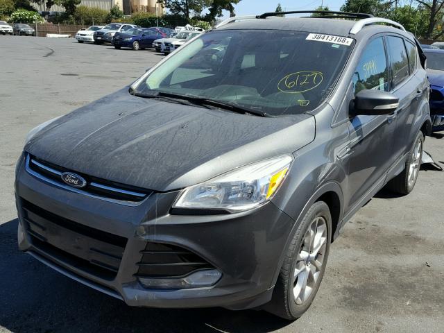 1FMCU0J9XEUE53746 - 2014 FORD ESCAPE TIT GRAY photo 2