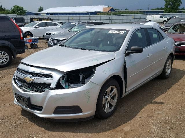 1G11B5SA4DF209884 - 2013 CHEVROLET MALIBU LS SILVER photo 2