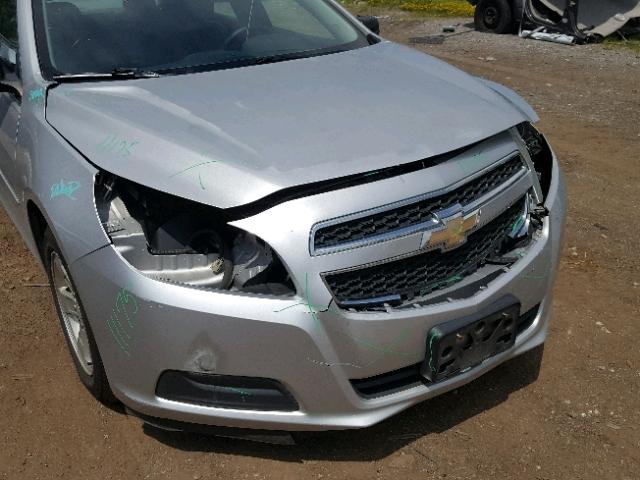 1G11B5SA4DF209884 - 2013 CHEVROLET MALIBU LS SILVER photo 9