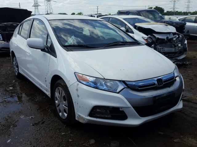 JHMZE2H35DS003889 - 2013 HONDA INSIGHT WHITE photo 1