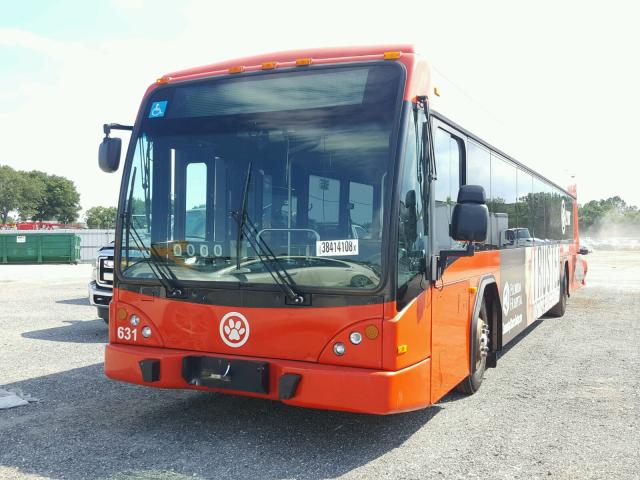 15GGD271371077956 - 2007 GILLIG TRANSIT BU RED photo 2