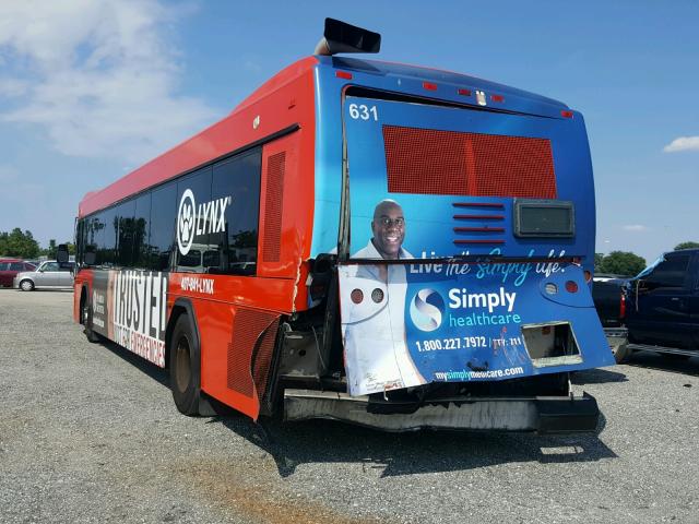 15GGD271371077956 - 2007 GILLIG TRANSIT BU RED photo 3