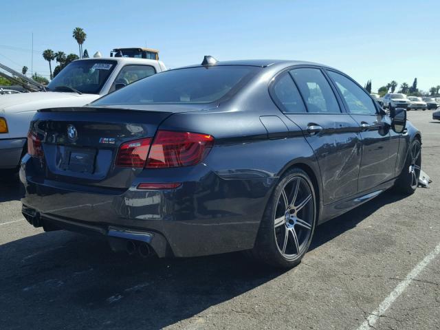 WBSFV9C50ED097376 - 2014 BMW M5 BLACK photo 4