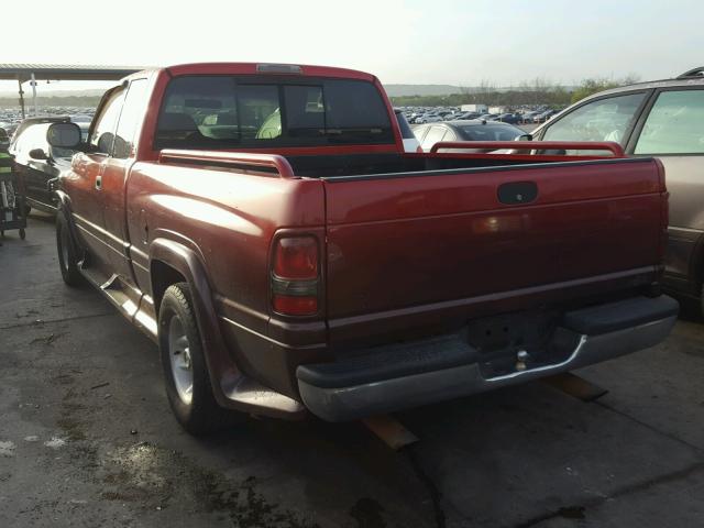 1B7HC13Y2XJ545350 - 1999 DODGE RAM 1500 RED photo 3