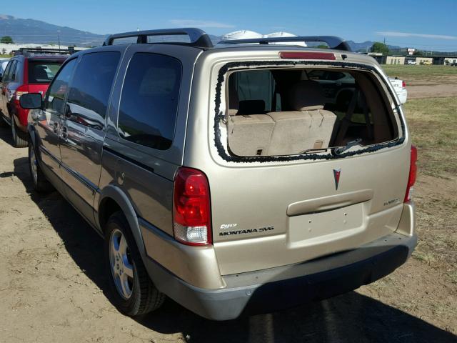 1GMDV33L56D218233 - 2006 PONTIAC MONTANA SV GOLD photo 3