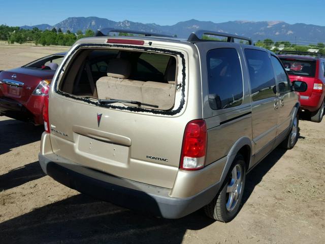 1GMDV33L56D218233 - 2006 PONTIAC MONTANA SV GOLD photo 4