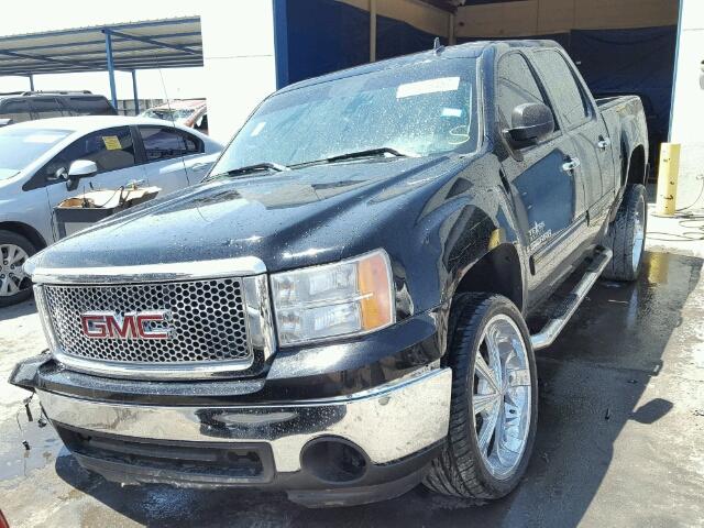 3GTEK13J98G254176 - 2008 GMC SIERRA K15 BLACK photo 2