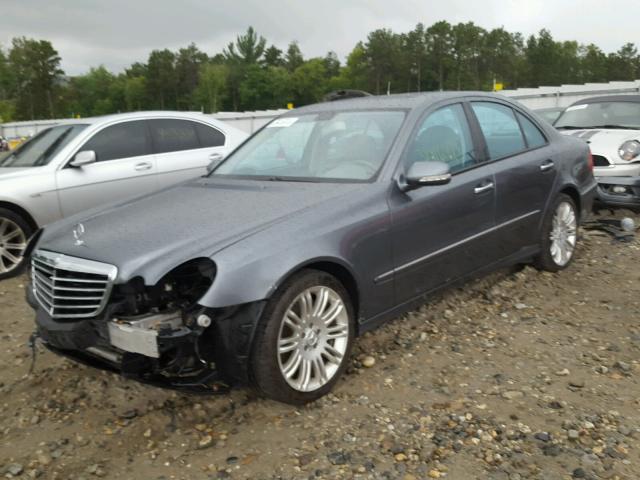 WDBUF87X28B281542 - 2008 MERCEDES-BENZ E 350 4MAT GRAY photo 2