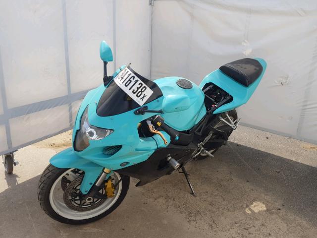 JS1GR7JAX52101234 - 2005 SUZUKI GSX-R750 K TEAL photo 2