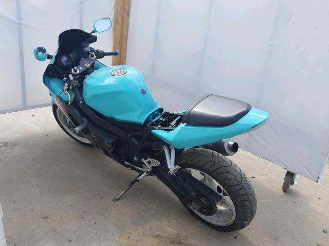 JS1GR7JAX52101234 - 2005 SUZUKI GSX-R750 K TEAL photo 3