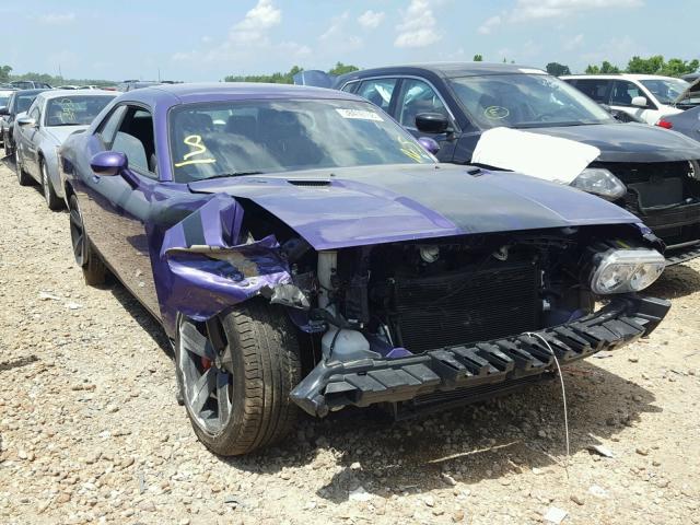 2B3CJ7DW5AH176056 - 2010 DODGE CHALLENGER PURPLE photo 1