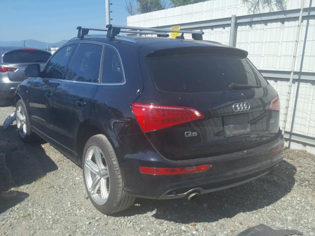 WA1WKAFP6AA011556 - 2010 AUDI Q5 PRESTIG BLACK photo 3