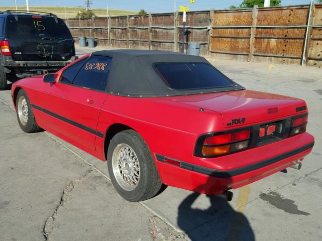 JM1FC3516J0105647 - 1988 MAZDA RX7 RED photo 3