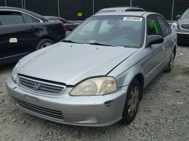 2HGEJ6615YH604755 - 2000 HONDA CIVIC BASE Gümüş foto 2