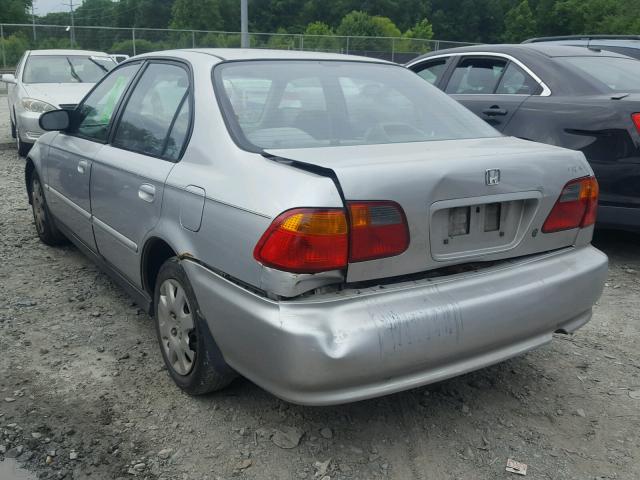 2HGEJ6615YH604755 - 2000 HONDA CIVIC BASE SILVER photo 3