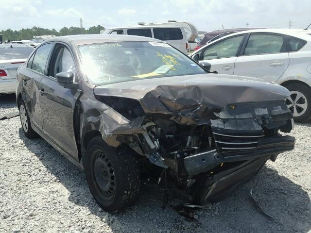 3VW2K7AJ1FM257027 - 2015 VOLKSWAGEN JETTA BASE 棕色 照片 1