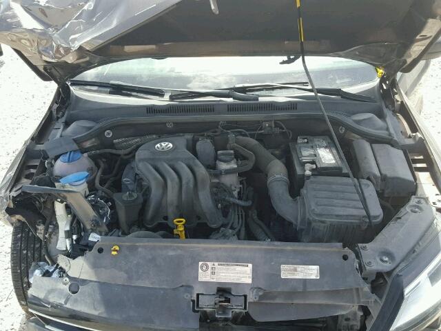 3VW2K7AJ1FM257027 - 2015 VOLKSWAGEN JETTA BASE 棕色 照片 7