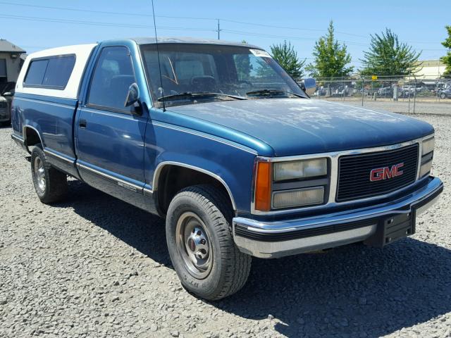 1GTGC24K9NE547145 - 1992 GMC SIERRA C25 BLUE photo 1