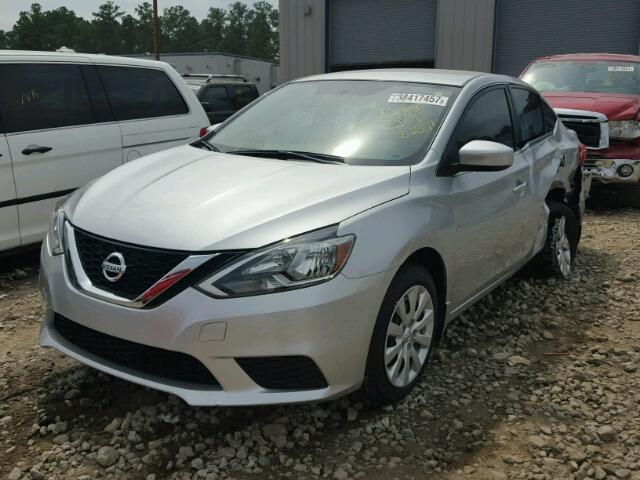 3N1AB7APXHY228286 - 2017 NISSAN SENTRA TAN photo 2