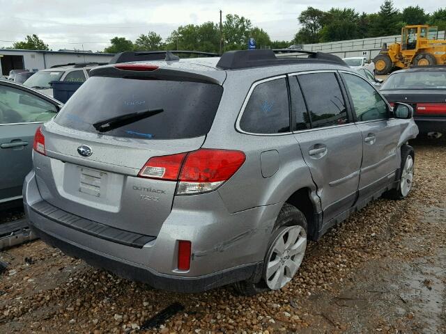 4S4BRBLC9B3443325 - 2011 SUBARU OUTBACK 2. SILVER photo 4