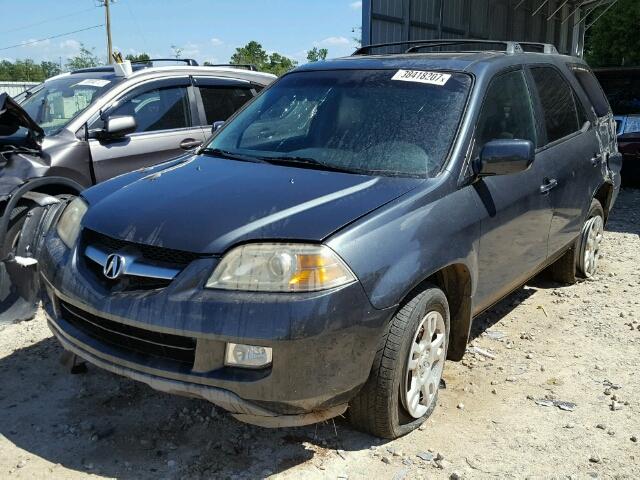 2HNYD18785H542975 - 2005 ACURA MDX CHARCOAL photo 2