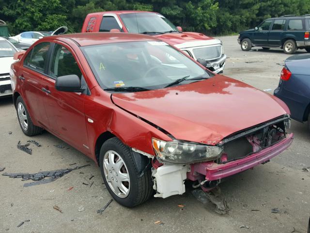 JA3AU16U69U005863 - 2009 MITSUBISHI LANCER DE RED photo 1