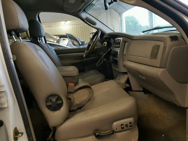 3D7KS28C15G800568 - 2005 DODGE RAM 2500 S WHITE photo 5