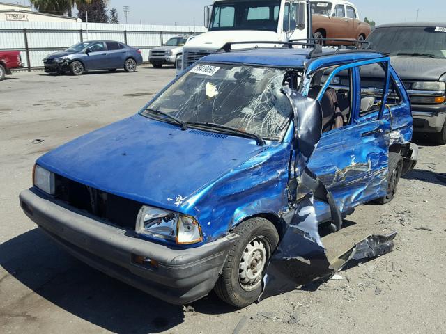 KNJPT05H7P6141916 - 1993 FORD FESTIVA L BLUE photo 2