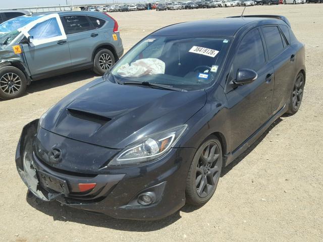 JM1BL1K34B1355201 - 2011 MAZDA SPEED 3 BLACK photo 2