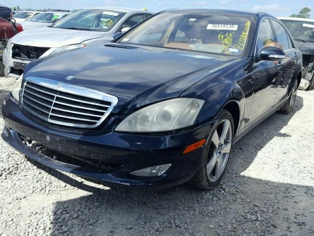 WDDNG71X27A050012 - 2007 MERCEDES-BENZ S 550 BLUE photo 2