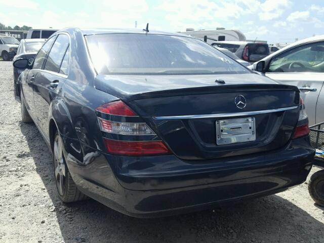 WDDNG71X27A050012 - 2007 MERCEDES-BENZ S 550 BLUE photo 3