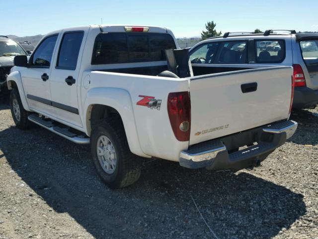1GCDT43E088223983 - 2008 CHEVROLET COLORADO L WHITE photo 3
