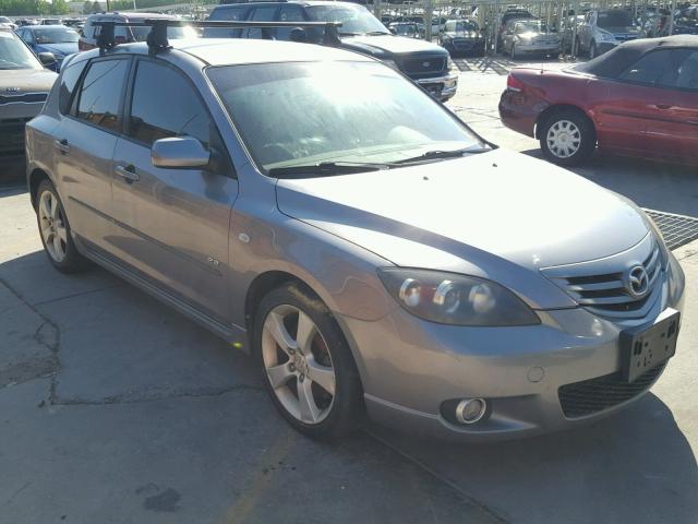 JM1BK143951234734 - 2005 MAZDA 3 HATCHBAC GRAY photo 1