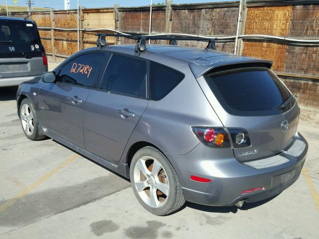 JM1BK143951234734 - 2005 MAZDA 3 HATCHBAC GRAY photo 3