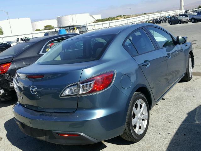 JM1BL1VF6B1466001 - 2011 MAZDA 3 I BLUE photo 4