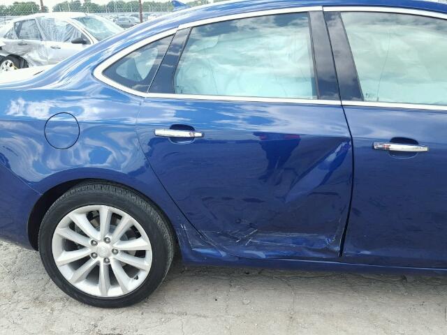 1G4PP5SKXD4160340 - 2013 BUICK VERANO BLUE photo 9