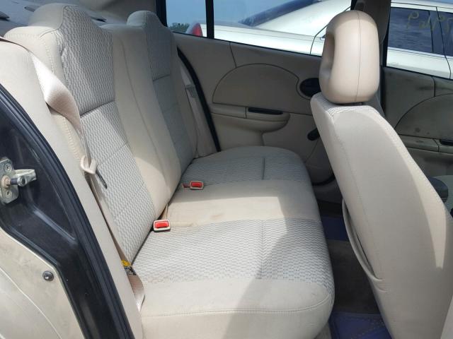 1G8AJ52F75Z168733 - 2005 SATURN ION LEVEL BEIGE photo 6