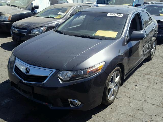 JH4CU2F68DC006348 - 2013 ACURA TSX TECH GRAY photo 2