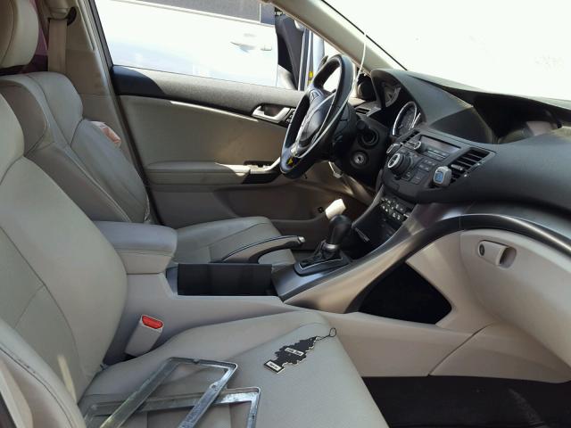 JH4CU2F68DC006348 - 2013 ACURA TSX TECH GRAY photo 5