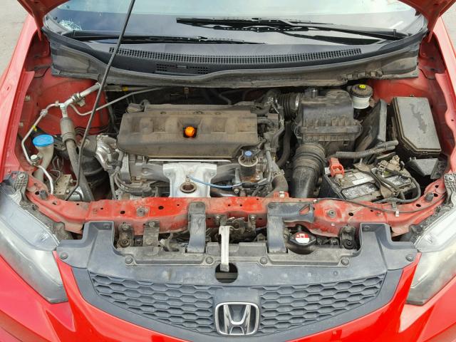 2HGFG3B99CH527958 - 2012 HONDA CIVIC EXL RED photo 7