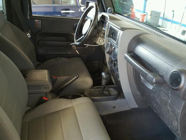 1J4FA54137L202552 - 2007 JEEP WRANGLER S 灰色 照片 5