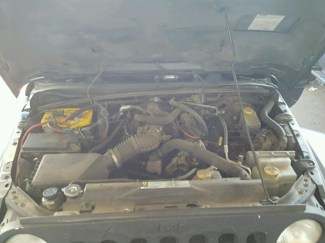 1J4FA54137L202552 - 2007 JEEP WRANGLER S 灰色 照片 7