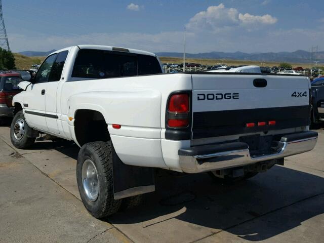 1B7MF3362YJ169296 - 2000 DODGE RAM 3500 WHITE photo 3