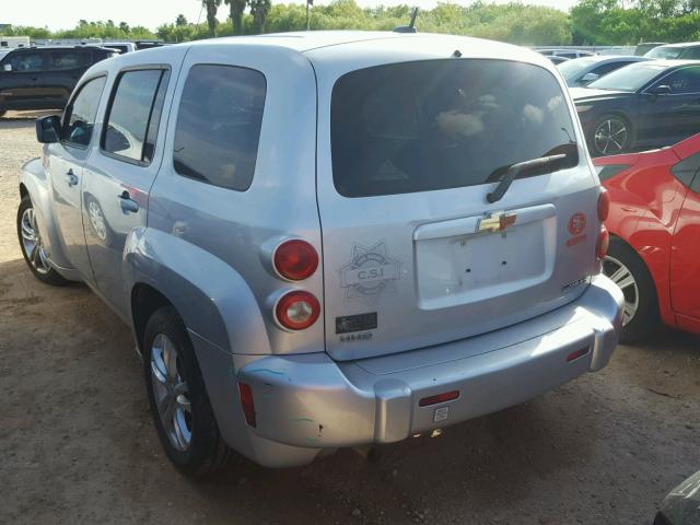 3GNCA13B59S625701 - 2009 CHEVROLET HHR LS ვერცხლისფერი ფოტო 3