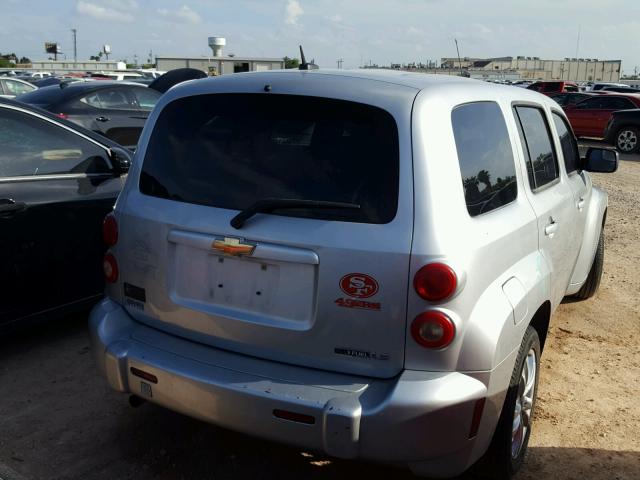 3GNCA13B59S625701 - 2009 CHEVROLET HHR LS ვერცხლისფერი ფოტო 4